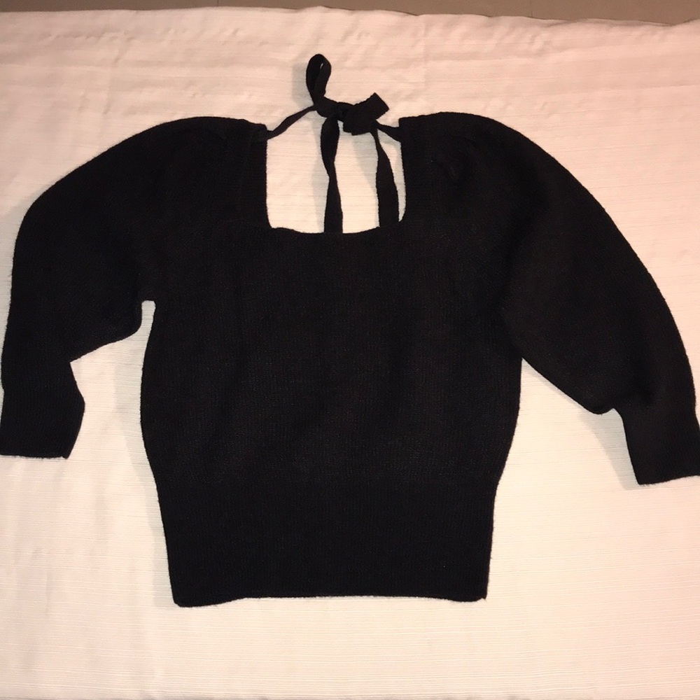 Black stylish sweater